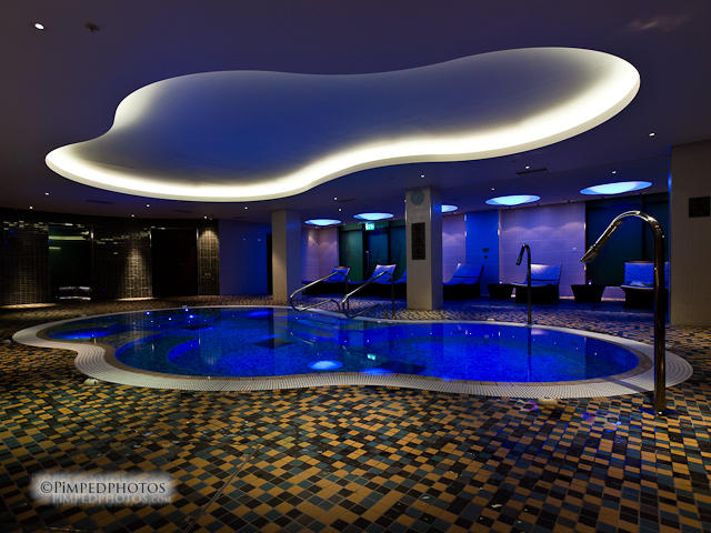Chilling at the spa